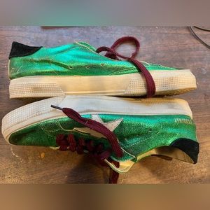 GOLDEN GOOSE “May” sneakers. Have worn them but not often, as you see.
